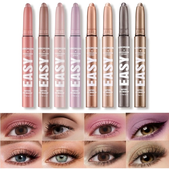 8 pieces Eyeshadow stick set creamy sets to matte - Picture 2 of 5